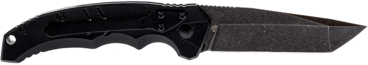 Ніж автоматичний викидний Boker Intention II Tanto Black (23731113) - зображення 2