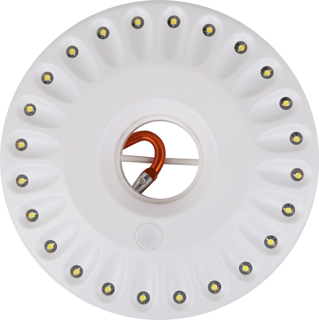 Latarka kempingowa Ledvance CAMP CEILING LED z magnetycznym uchwytem oraz zaczepem 1.2W 120Lm 6500K (4099854175664) - obraz 3
