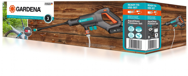 Myjka ciśnieniowa Gardena AquaClean Premium Set 24 bar 300 W (14800-31.000.00) - obraz 7