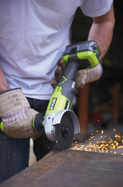 Шліфмашина кутова Ryobi ONE+ R18AG-0 (5133001903) - зображення 7