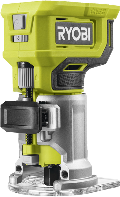 Frezarka krawędziowa RYOBI RTR18-0 ONE+ 18V 1/4″ z mikroustawieniem i podświetleniem LED (bez akumulatora i ładowarki) (5133005654) - obraz 1
