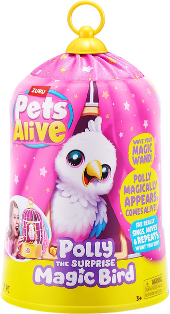 Інтерактивний ігровий набір Pets Alive Чарівна пташка Поллі (9561) - зображення 1