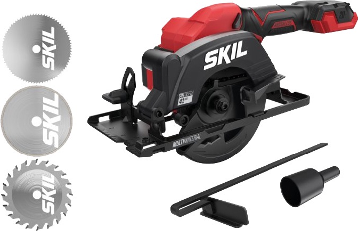 Пила циркулярна акумуляторна по мультиматеріалу Skil 3540 CA Compact (SW1E3540CA) (4894863200204) - зображення 1