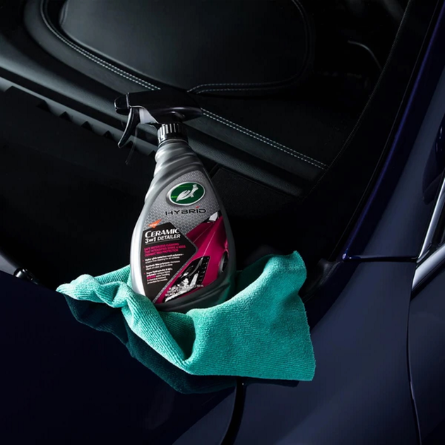 Wosk samochodowy z ceramiką 3 w 1 "Suche mycie" Turtle Wax HS Ceramic 3 in 1 Detailer 500 ml (5010322533549) - obraz 3