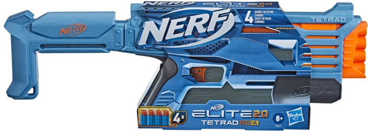 Бластер Hasbro NERF Elite 2.0 Tetrad (379605042) - зображення 1