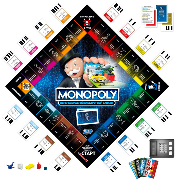 Gra planszowa Hasbro Monopoly Bonus bez granic - wersja ukraińska (264823641) - obraz 4