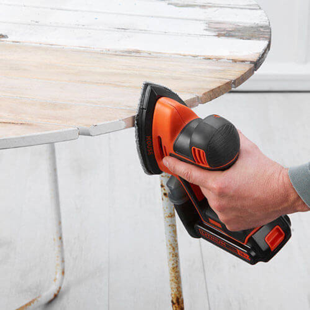 Akumulatorowa szlifierka wibracyjna Black+Decker 18V bez akumulatora i ładowarki (BDCDS18N) - obraz 3