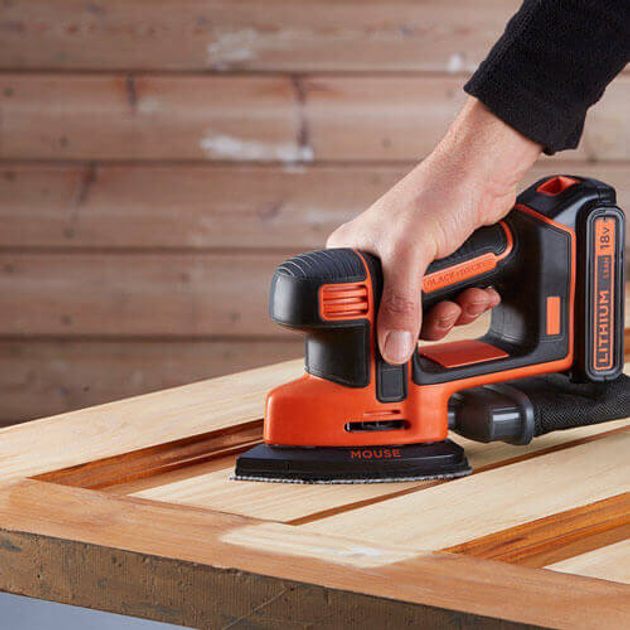 Akumulatorowa szlifierka wibracyjna Black+Decker 18V bez akumulatora i ładowarki (BDCDS18N) - obraz 4