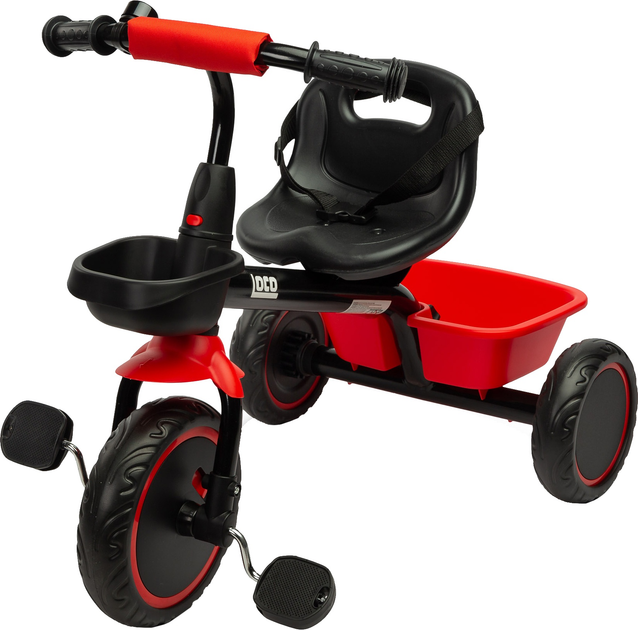 Rower 3-kołowy Caretero Loco Czerwony TOYZ-0350 (5908310391298) - obraz 1