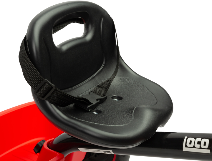 Rower 3-kołowy Caretero Loco Czerwony TOYZ-0350 (5908310391298) - obraz 3