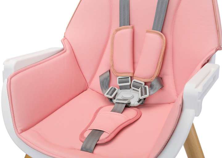 Krzesełko do karmienia Caretero Tuva 2 w 1 Różowy TERO-7708 (5908310395678) - obraz 5