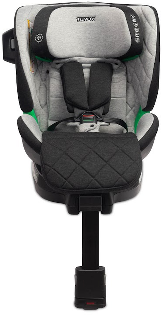 Fotelik samochodowy Caretero Turox I-Size Isofix od 40 do 150 cm Szary TERO-1981 (5908310396866) - obraz 6