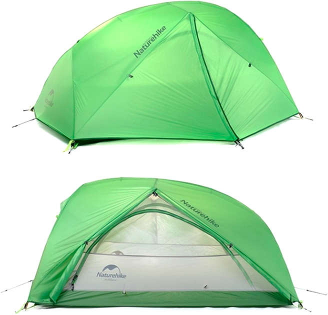 Namiot Naturehike Star River II Zielony NH15T012-T (6927595716496) - obraz 2