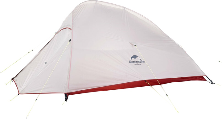 Ультралегкий двомісний намет з підлогою Naturehike Cloud Up 2 Updated 20D Сірий NH17T001-T (6927595724668) - зображення 1