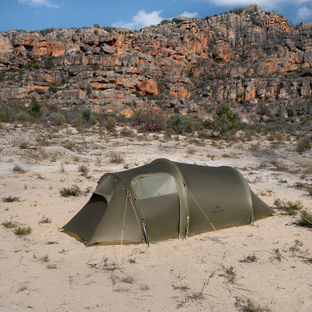 Двомісний намет Naturehike Opalus UL Темно-зелений CNK2450WS036 (6927595795903 - зображення 3