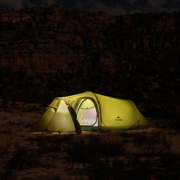 Тримісний намет Naturehike Opalus UL Темно-зелений CNK2450WS036 (6927595795910) - зображення 11