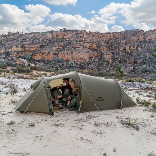 Тримісний намет Naturehike Opalus UL Темно-зелений CNK2450WS036 (6927595795910) - зображення 15