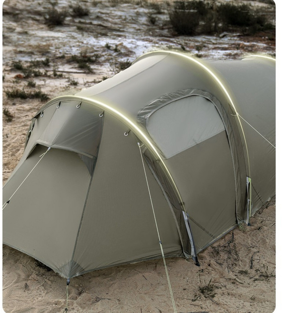 Тримісний намет Naturehike Opalus UL Темно-зелений CNK2450WS036 (6927595795910) - зображення 16