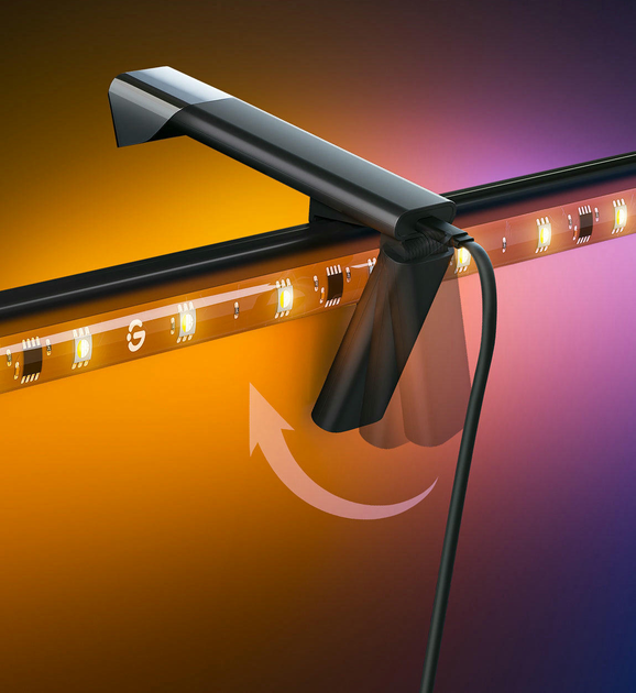 Zestaw oświetlenia adaptacyjnego Govee Backlight 3 Lite 55-65" RGBIC Wi-Fi/Bluetooth Czarny (H60993D1) - obraz 7