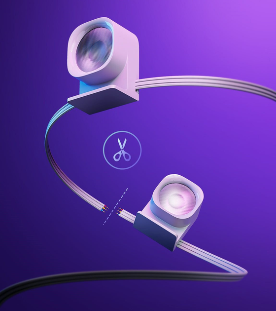 Taśma LED inteligentna Govee String Downlights RGBIC Wi-Fi/Bluetooth 3 m Biała (H608B301) - obraz 5