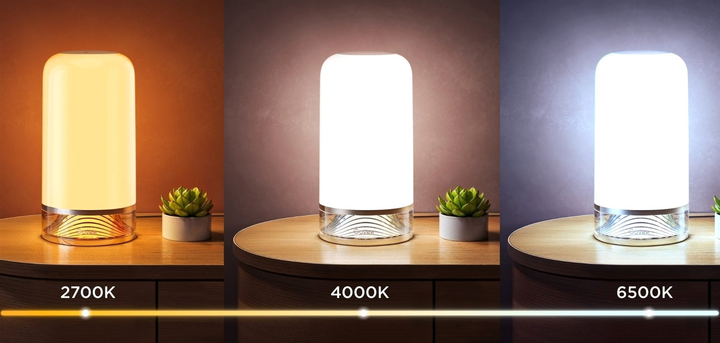 Lampka stołowa inteligentna Govee Table Lamp 2, RGBICWW, WI-FI/Bluetooth Biały (H60223D1) - obraz 7