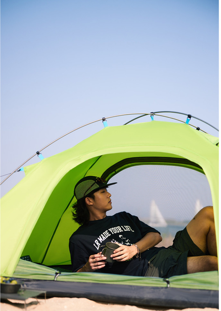 Namiot dwuosobowy Naturehike CNK2450WS030 Zielony (6975641886976) - obraz 7
