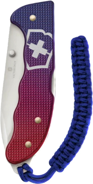 Nóż Victorinox Evoke Alox 136 mm 5 funkcji Żłobkowany niebiesko-czerwony gradient (0.9415.D221) - obraz 3