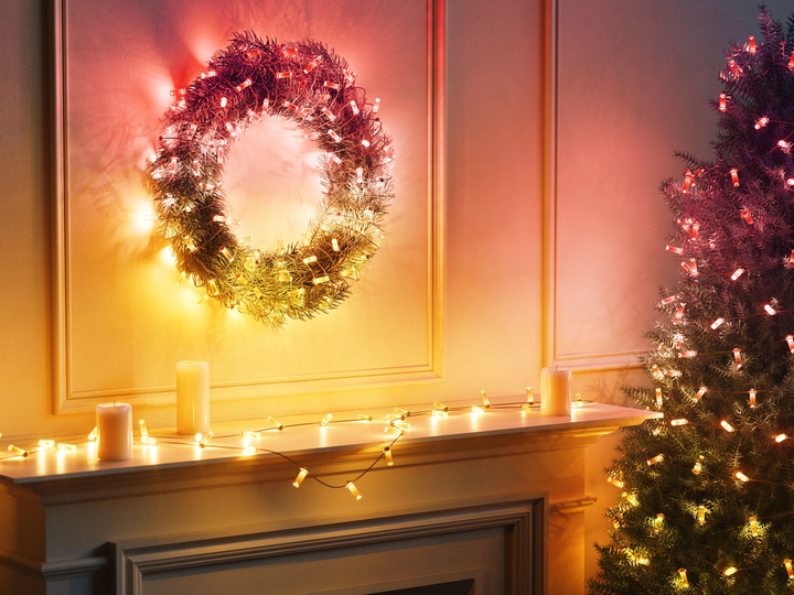 Girlanda LED Smart Twinkly Strings Candle RGB 200 IP20 12 m kabel USB-C Przezroczysty (TWKC200RGB-T) - obraz 5