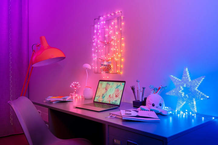 Girlanda LED Smart Twinkly Candies Pearl RGB 100 IP20 6 m kabel USB-C Zielony (TWKP100RGB-G) - obraz 11