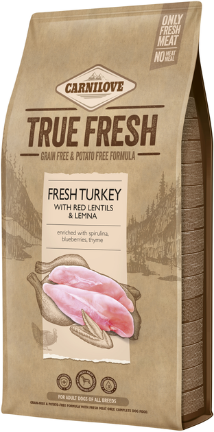 Сухий корм для собак Carnilove True Fresh TURKEY for Adult dogs з індичкою 11.4 кг (8595602545971) - зображення 1