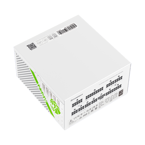 Блок питания модульный для ПК GameMax GX-1250 PRO WT ATX 3.1 1250W 135 мм вентилятор 80+ Platinum White - изображение 4