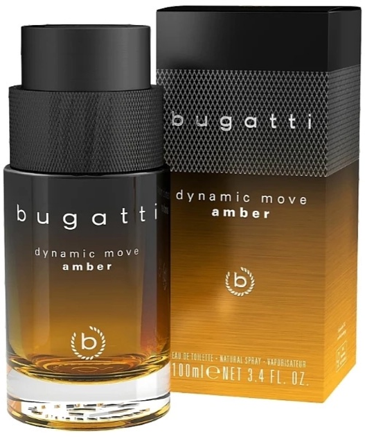 Туалетна вода для чоловіків Bugatti Dynamic Move Amber 100 мл (4051395412165) - зображення 1