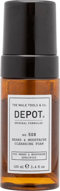 Pianka oczyszczająca do brody i wąsów Depot No.508 100 ml (8032274151388) - obraz 1