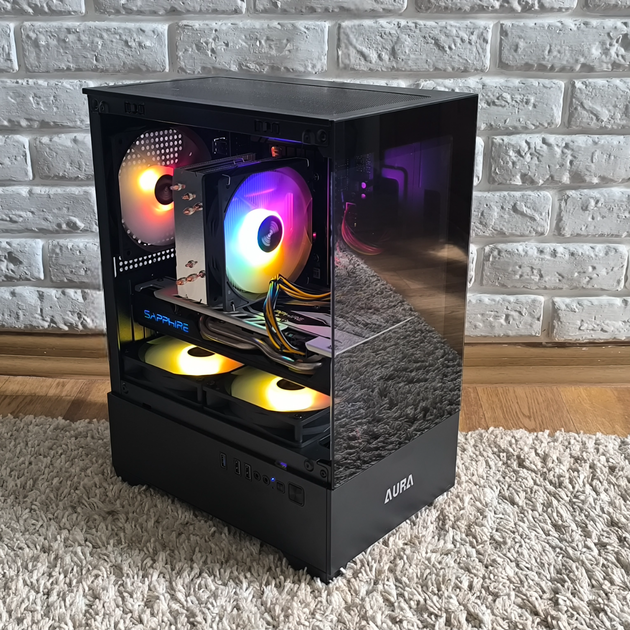 Игровой компьютер Ryzen 5 5500, GTX 1660 super 16 gb ddr4, SSD