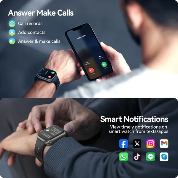 Смарт-часы Anyloop Smart Watch S6G с GPS, 1.85" AMOLED экраном, 100+ спортивными режимами и водозащитой - изображение 5