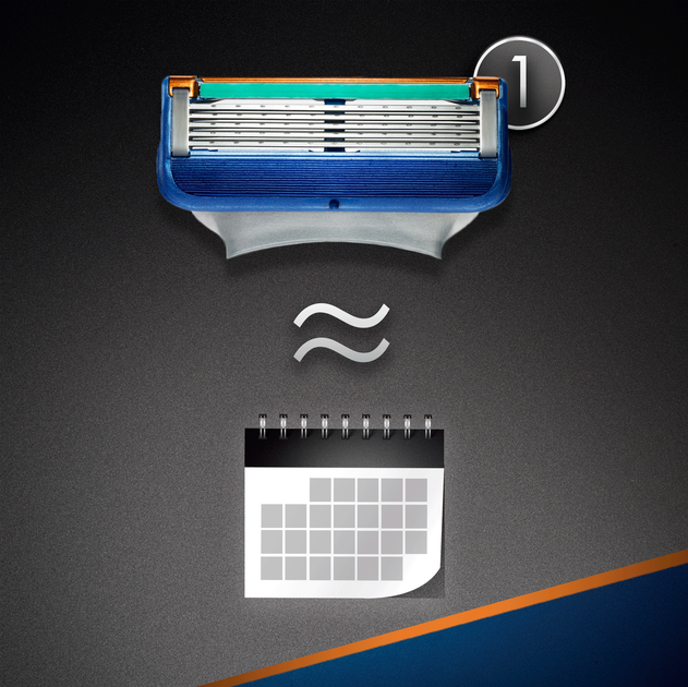 Набір змінних картриджів для гоління Gillette Fusion5 2 шт (7702018877478) - зображення 6