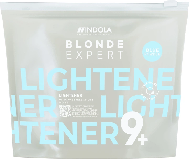 Пудра для знебарвлення волосся Indola Blonde Expert Lightener 9+ Blue 450 г (4067971102856) - зображення 1