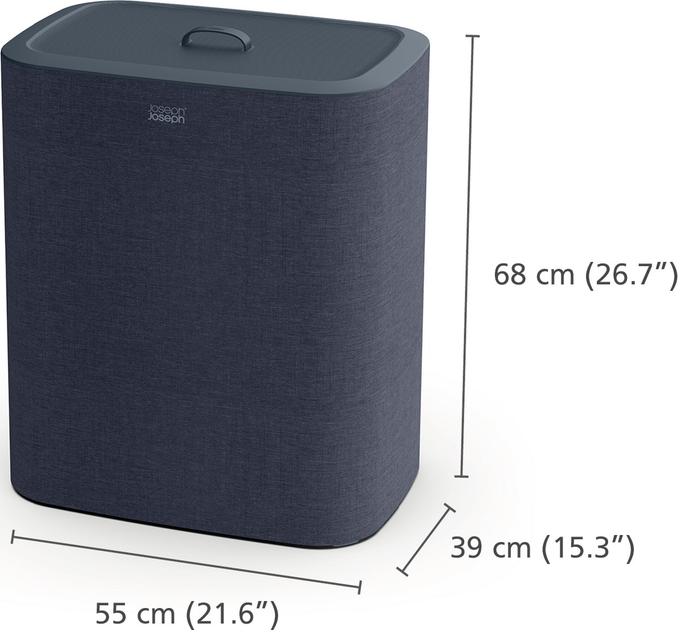 Кошик для білизни Joseph Joseph Tota Trio 50025_JJ 3 відділення 90 л (5028420008487) - зображення 3