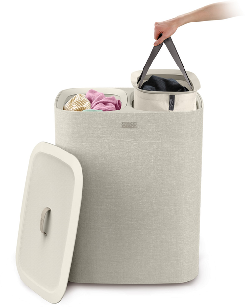 Кошик для білизни Joseph Joseph Tota 50020_Mirs з двома відділеннями 71 x 56 x 39.5 см 90 л (5028420006827) - зображення 10