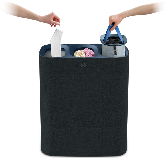 Кошик для білизни Joseph Joseph Tota Trio 50025_JJ 3 відділення 90 л (5028420008487) - зображення 7