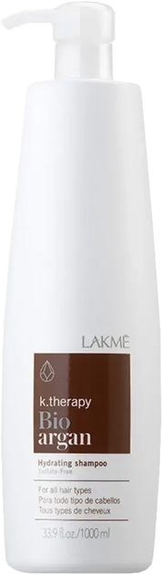 Шампунь для волосся Lakme Bio Argan K.Therapy Hydrating зволожуючий 1 л (8429421430098) - зображення 1