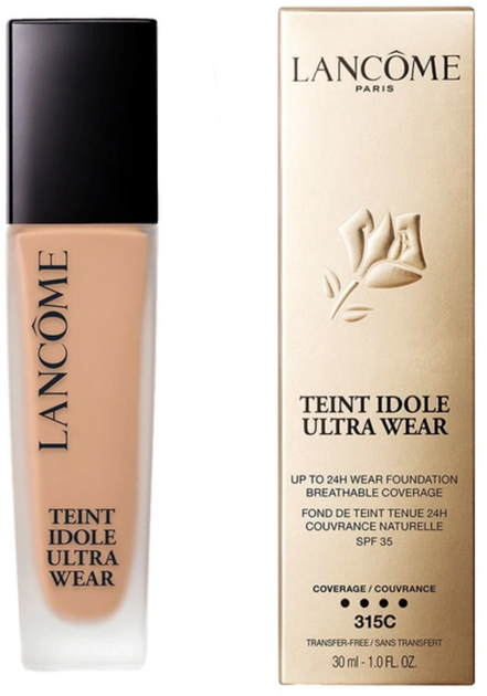 Тональна основа для обличчя Lancome Teint Idole Ultra Wear 24h SPF35 матувальна 315C 30 мл (3614273792585) - зображення 1