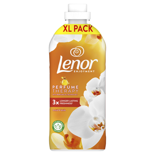 Płyn do płukania Lenor Waniliowa orchidea i złoty bursztyn 1200 ml (8006540901687/8700216724081) - obraz 2