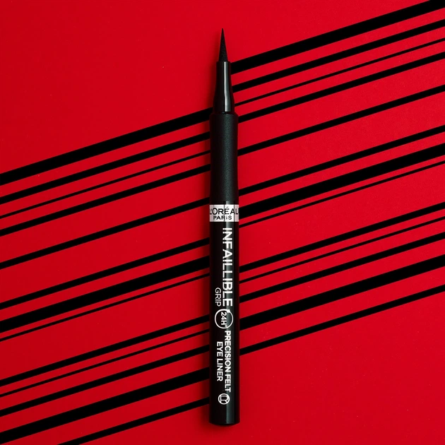 Eyeliner L'Oreal Paris Infaillible Grip Precision ultracienki matowy 1 ml (3600524050832) - obraz 2