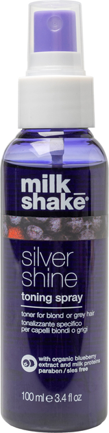 Spray tonizujący Milk_Shake Silver Shine do jasnych włosów 100 ml (8032274181057) - obraz 1