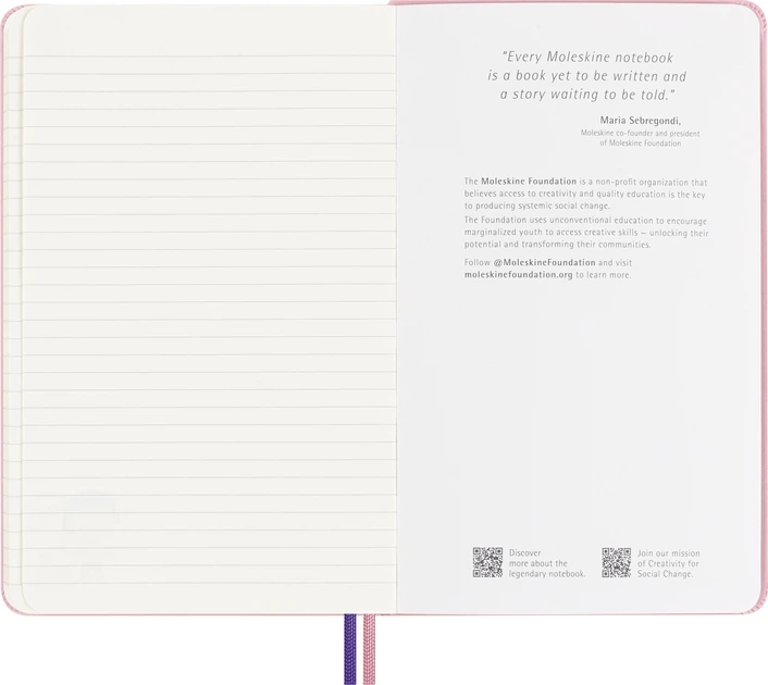 Notatnik Moleskine Sakura x Momoko A5 w linie 176 stron (8056999271633) - obraz 6