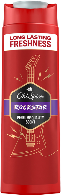 Гель для душу + шампунь Old Spice 3-в-1 Rockstar 400 мл (8700216232746) - зображення 1