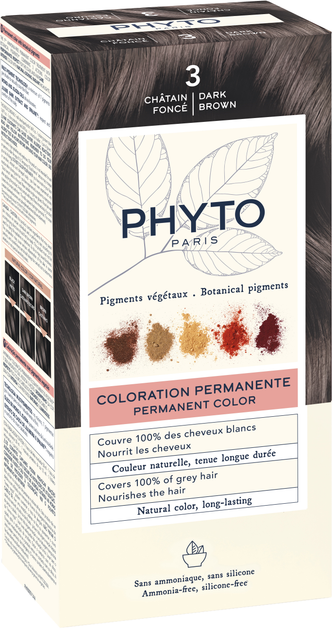 Krem-farba Phyto Color № 3 Dark Brown (3338221002525) - obraz 2