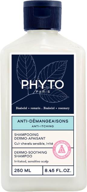 Шампунь для волосся Phyto Anti-Itching Dermo-Soothing очищаючий 250 мл (3701436923624) - зображення 1