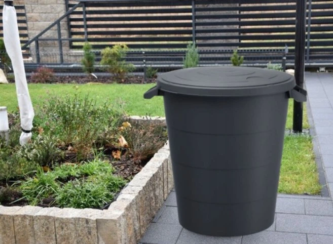 Kosz na śmieci Prosperplast Smooth 80 l Czarny (5905197463346) - obraz 4